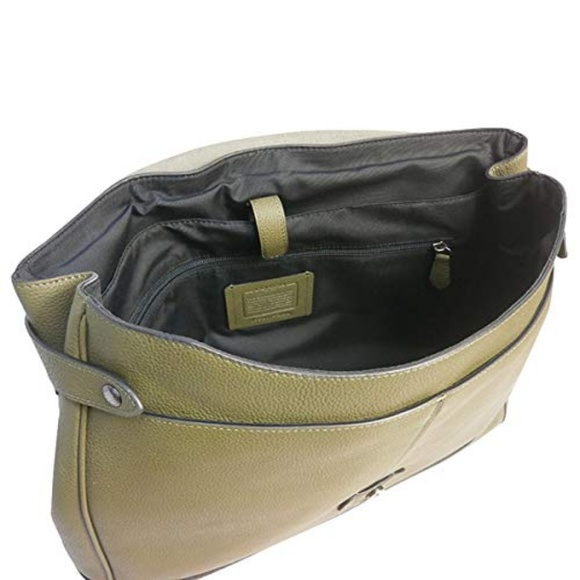 HUDSON MESSENGER BAG DARK OLIVE (COACH F36810) - Picture 6 of 6